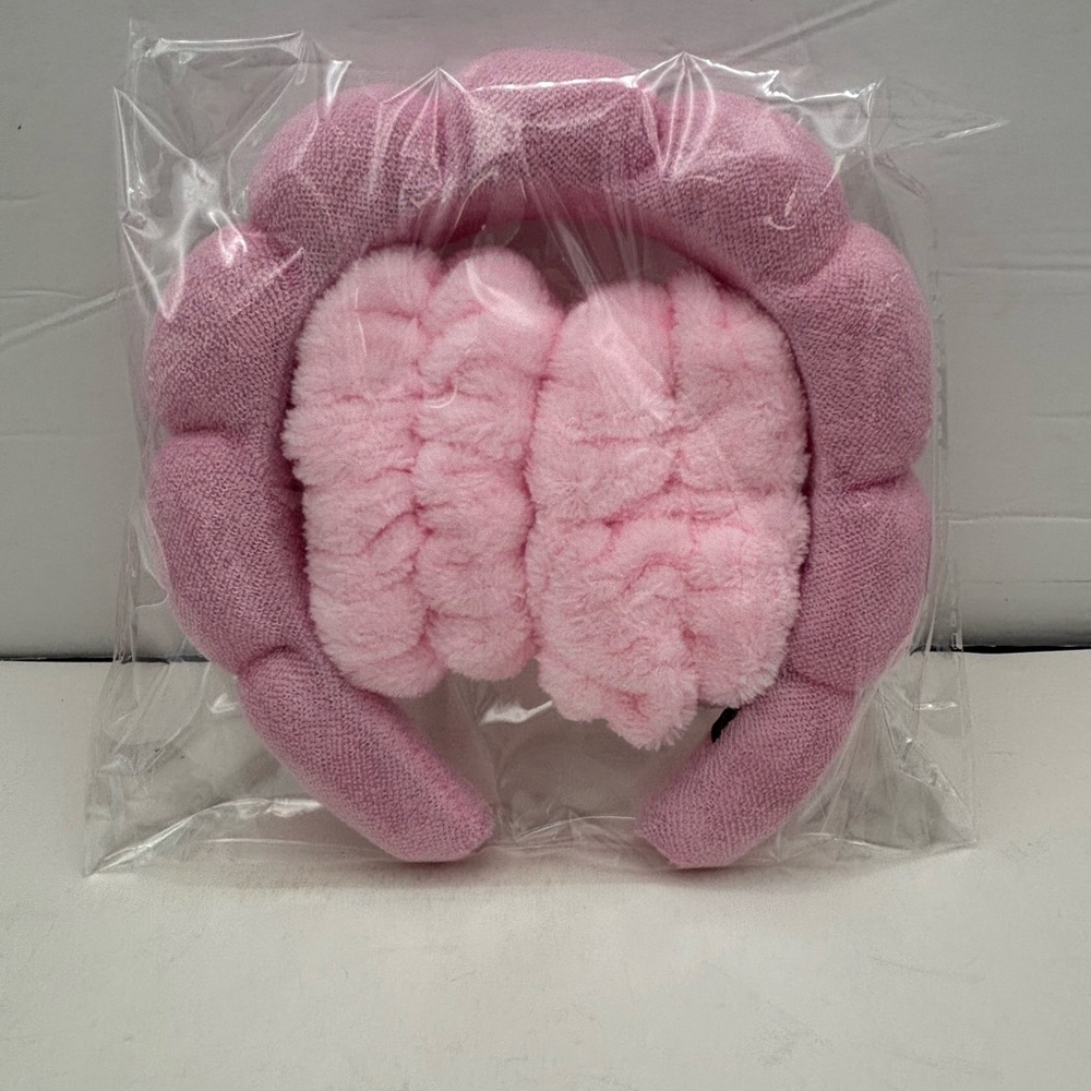 Plush Headband with wrist scrunchies